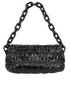 Vernice Gaufre Flap Bag, back view